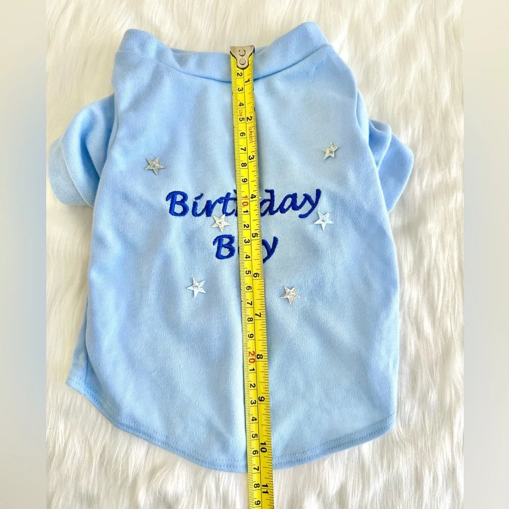 BIRTHDAY BOY PET SHIRT